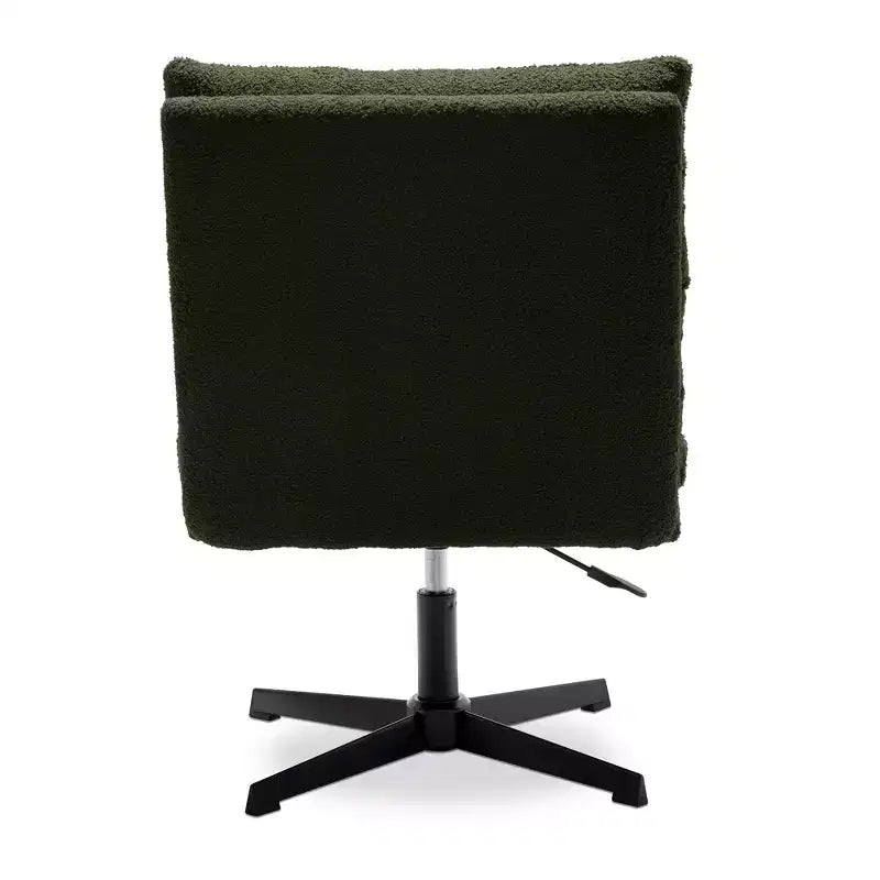 Fauteuil d'appoint pivotant Zeus & Ruta de 57,9 cm de large avec pieds croisés et accoudoirs réglables