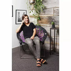 Chaise soucoupe pliante Zenithen Bungee, 84 cm