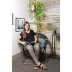 Chaise soucoupe pliante Zenithen Bungee, 84 cm