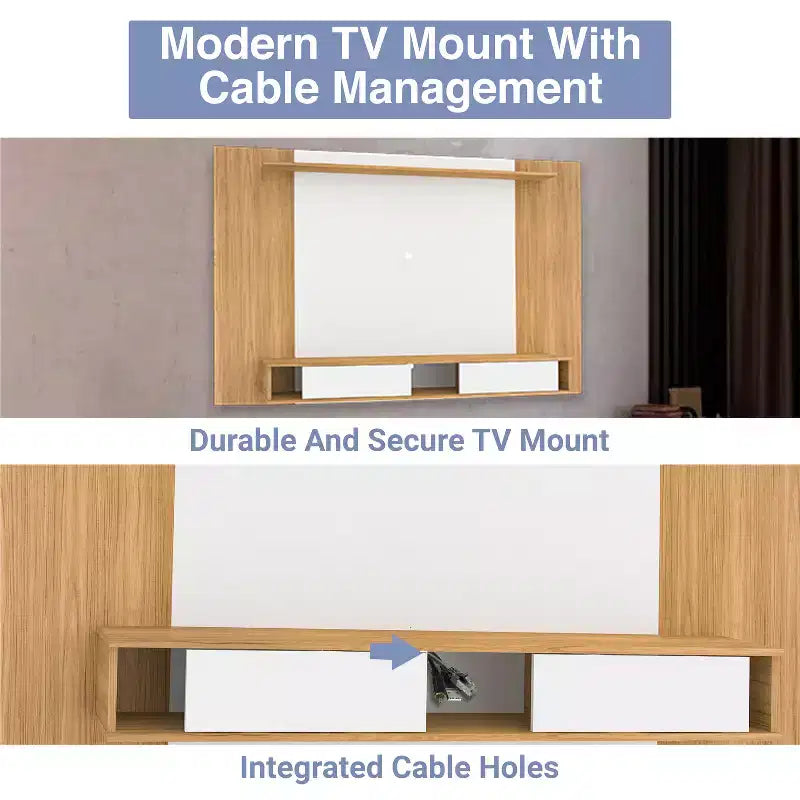 Meuble TV mural multimédia à rangements multiples Home Imports Emporium