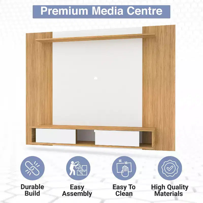 Meuble TV mural multimédia à rangements multiples Home Imports Emporium