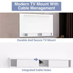 Meuble TV mural multimédia à rangements multiples Home Imports Emporium