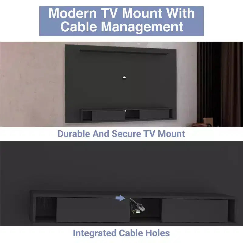 Meuble TV mural multimédia à rangements multiples Home Imports Emporium