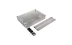 Kit d'étagères métalliques Alera à quatre niveaux certifié NSF, 48l x 24p x 72h, argent