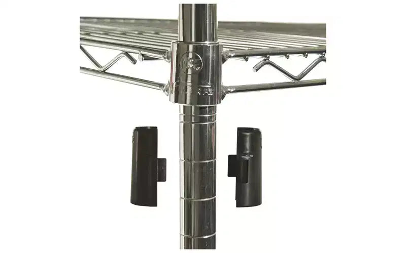 Kit d'étagères métalliques Alera à quatre niveaux certifié NSF, 48l x 24p x 72h, argent