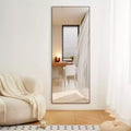 Leaning/Wall Mounted Mirror: High-Def, Shatter-Proof - Ideal for Bedroom, Living Room, Corridor