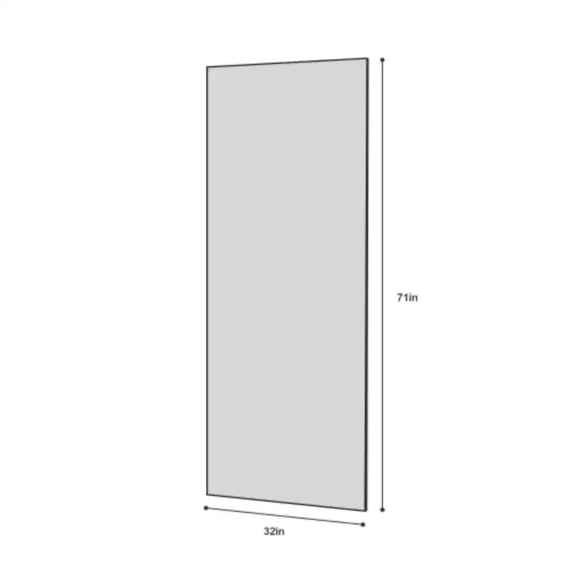 Miroir inclinable/mural : haute définition, incassable – Idéal pour chambre, salon, couloir