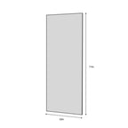 Miroir inclinable/mural : haute définition, incassable – Idéal pour chambre, salon, couloir
