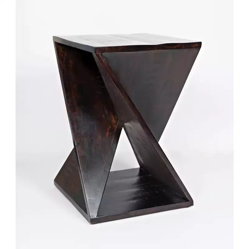 Jofran, Table Jasper moderne en manguier massif avec angles - Marron