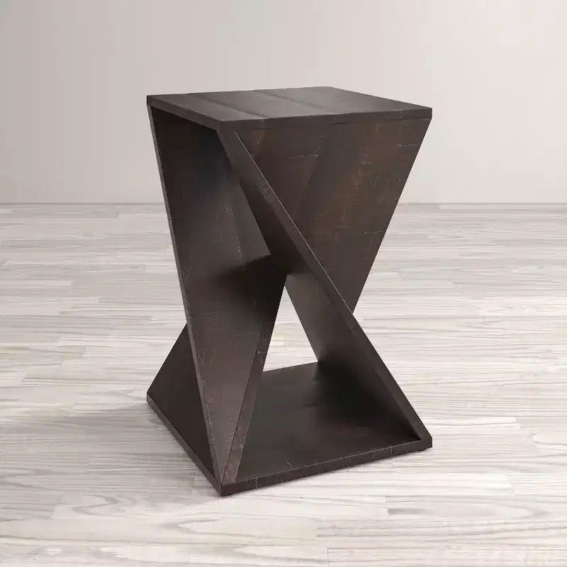 Jofran, Table Jasper moderne en manguier massif avec angles - Marron