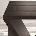 Jofran, Table Jasper moderne en manguier massif avec angles - Marron