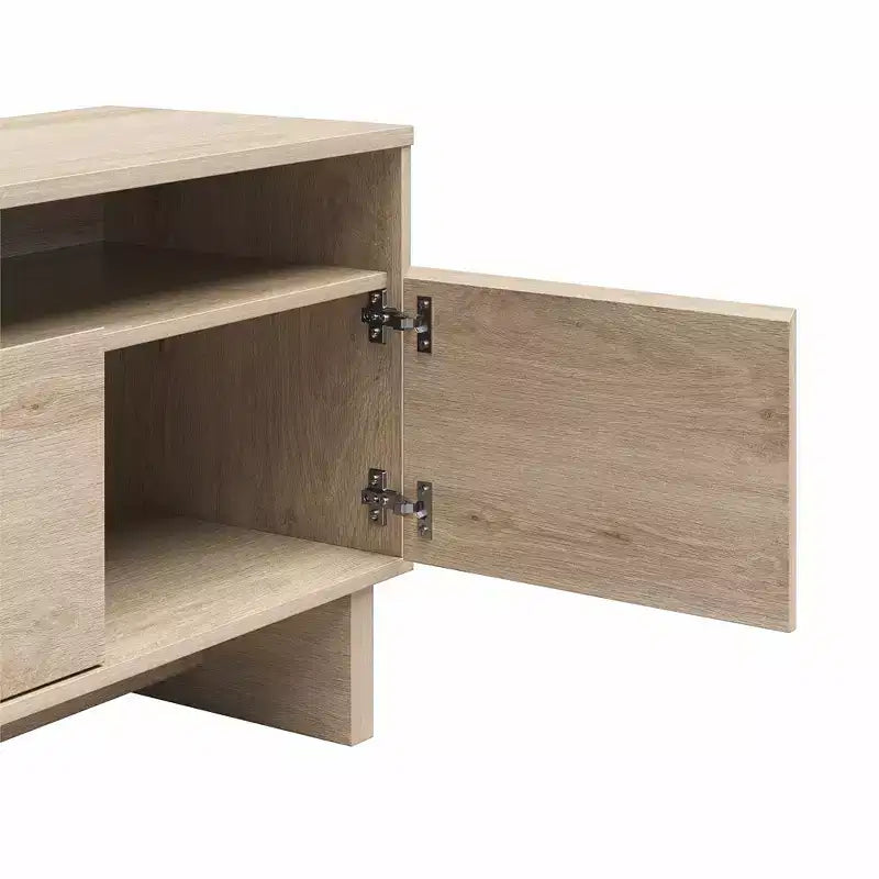 Meuble TV 4 portes RealRooms Nivelle pour téléviseurs jusqu'à 75 pouces