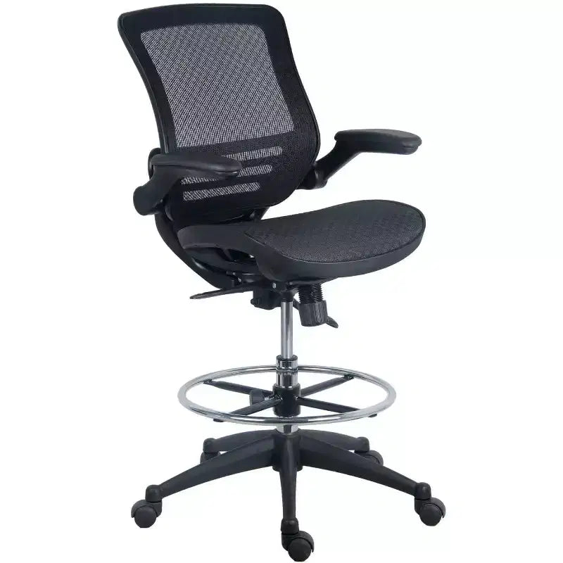 Chaise de bureau Harwick Evolve All Mesh Heavy Duty Drafting - Édition Dark Knight