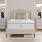 Matelas Martha Stewart SleepComplete 12 po en mousse à mémoire de forme à thé vert et gel rafraîchissant à double action, fermeté moyenne, avec plateau matelassé en jacquard recyclé doux et respirant