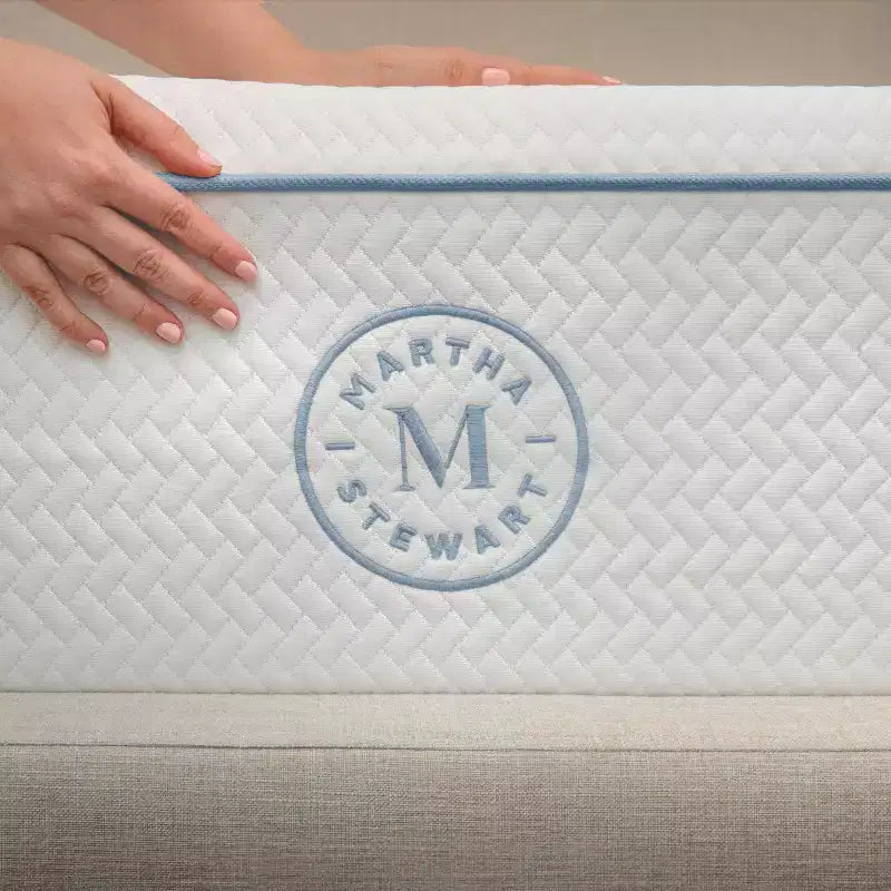 Matelas Martha Stewart SleepComplete 12 po en mousse à mémoire de forme à thé vert et gel rafraîchissant à double action, fermeté moyenne, avec plateau matelassé en jacquard recyclé doux et respirant