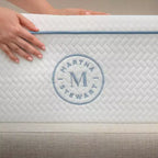 Matelas Martha Stewart SleepComplete 12 po en mousse à mémoire de forme à thé vert et gel rafraîchissant à double action, fermeté moyenne, avec plateau matelassé en jacquard recyclé doux et respirant