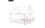Cadre de lit double élégant : design maison unique
