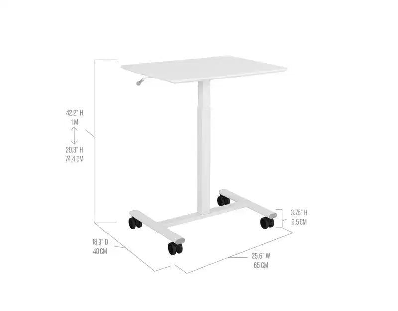 Chariot de bureau mobile pneumatique airLIFT de Seville Classics