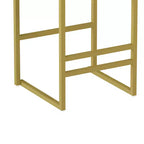 MAYEERTY Lot de 2 tabourets de bar rembourrés en velours, chaises de salle à manger modernes pour comptoir, hauteur de bar, intérieur, doré, blanc crème