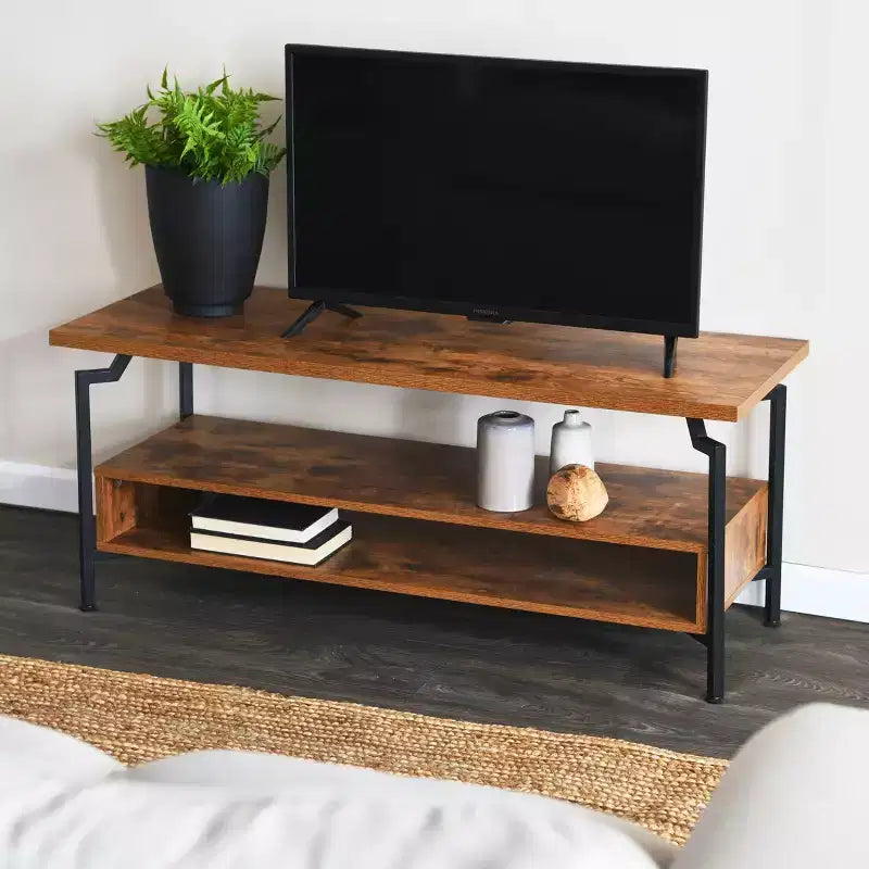 Meuble TV Crown Household Essentials avec compartiment de rangement
