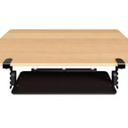 Uncaged Ergonomics KT4 Plateau de clavier ergonomique coulissant sous le bureau, fixation par pince, noir
