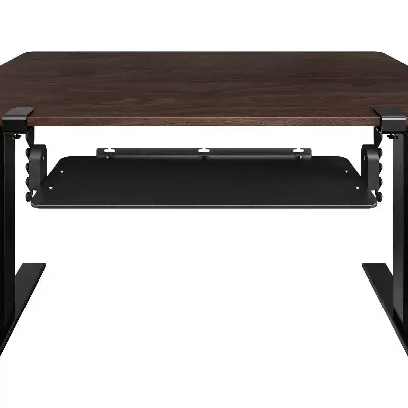 Uncaged Ergonomics KT4 Plateau de clavier ergonomique coulissant sous le bureau, fixation par pince, noir