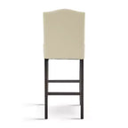Tabourets de bar rembourrés contemporains en bois d'hévéa Olaf 30 de Christopher Knight Home (lot de 2)