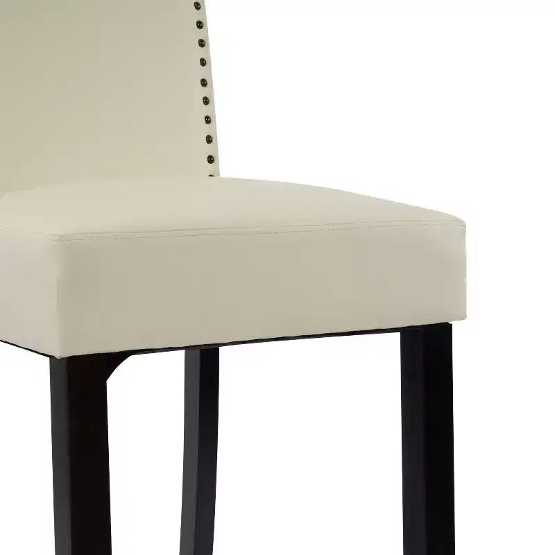 Tabourets de bar rembourrés contemporains en bois d'hévéa Olaf 30 de Christopher Knight Home (lot de 2)