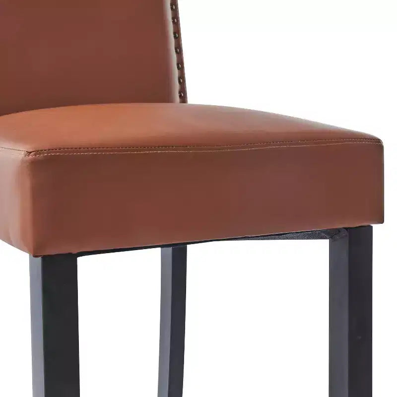 Tabourets de bar rembourrés contemporains en bois d'hévéa Olaf 30 de Christopher Knight Home (lot de 2)