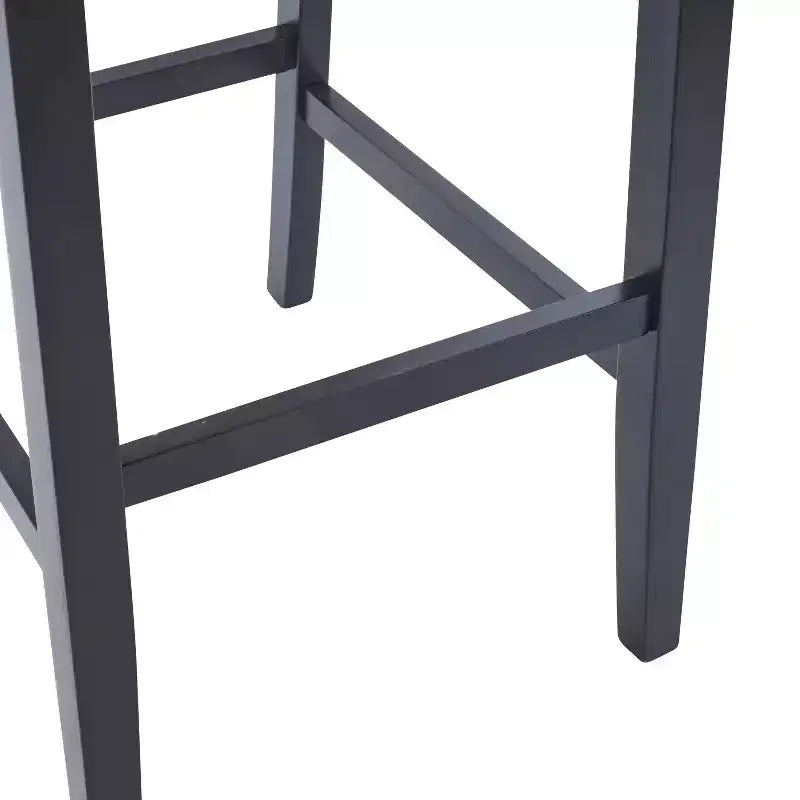 Tabourets de bar rembourrés contemporains en bois d'hévéa Olaf 30 de Christopher Knight Home (lot de 2)