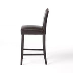 Tabourets de bar rembourrés contemporains en bois d'hévéa Olaf 30 de Christopher Knight Home (lot de 2)