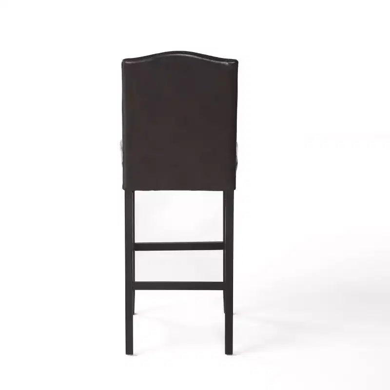 Tabourets de bar rembourrés contemporains en bois d'hévéa Olaf 30 de Christopher Knight Home (lot de 2)