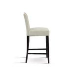Tabourets de bar rembourrés contemporains en bois d'hévéa Olaf 30 de Christopher Knight Home (lot de 2)