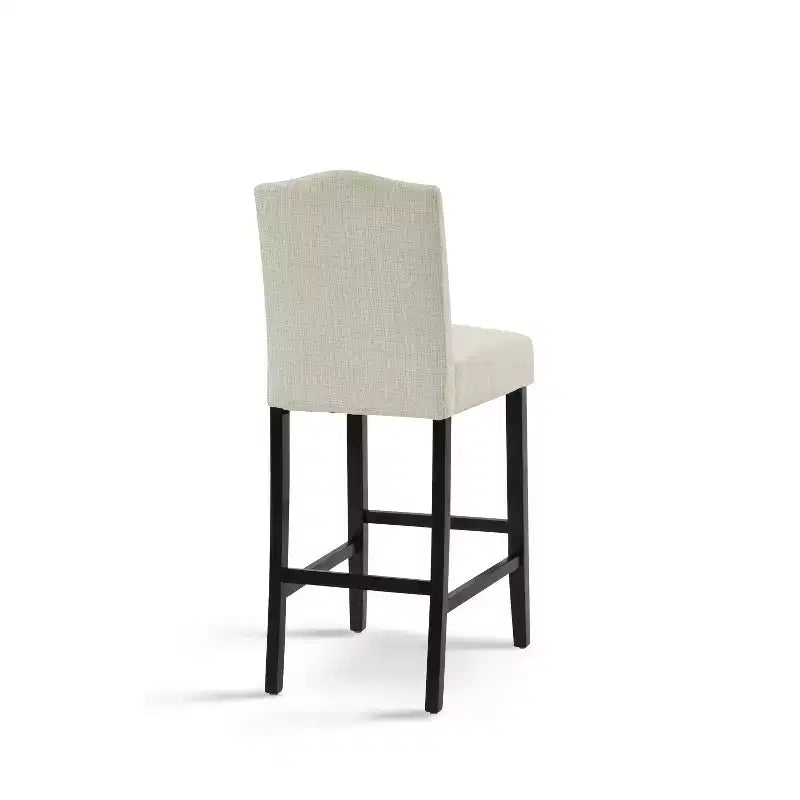 Tabourets de bar rembourrés contemporains en bois d'hévéa Olaf 30 de Christopher Knight Home (lot de 2)