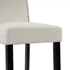 Tabourets de bar rembourrés contemporains en bois d'hévéa Olaf 30 de Christopher Knight Home (lot de 2)