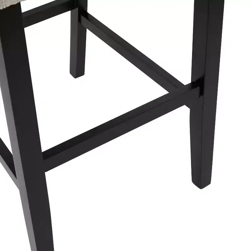 Tabourets de bar rembourrés contemporains en bois d'hévéa Olaf 30 de Christopher Knight Home (lot de 2)