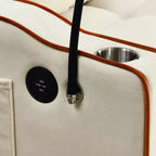 Canapé-lit convertible 55,51'' avec USB, cendrier, support de téléphone - 3 tailles