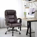 Chaise de bureau grande taille BestMassage 500lbs Chaise de direction Chaise d'ordinateur avec support lombaire