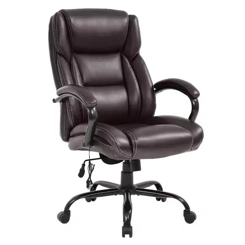 Chaise de bureau grande taille BestMassage 500lbs Chaise de direction Chaise d'ordinateur avec support lombaire