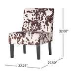 Fauteuil d'appoint contemporain GDFStudio Abner 22 D motif charentaise
