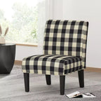 Fauteuil d'appoint contemporain GDFStudio Abner 22 D motif charentaise