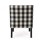 Fauteuil d'appoint contemporain GDFStudio Abner 22 D motif charentaise