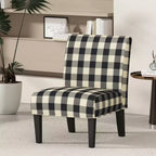 GDFStudio Abner Contemporary 22 D Slipper Pattern Accent Chair