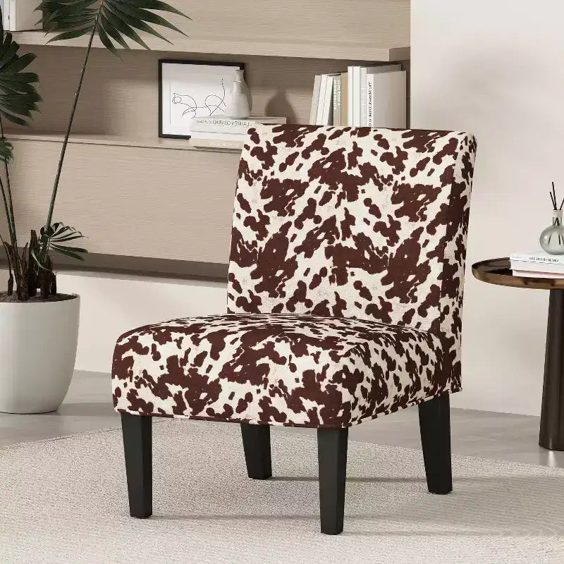 Fauteuil d'appoint contemporain GDFStudio Abner 22 D motif charentaise