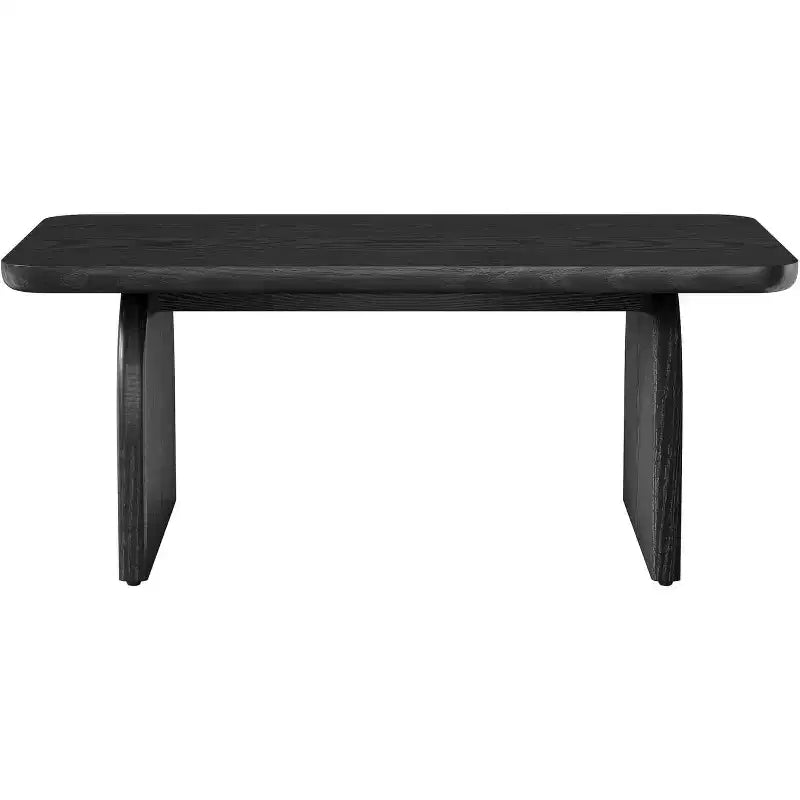 Table basse rectangulaire Lantine, table d'appoint basse de 47 pouces en bois style ferme, montage facile
