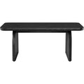 Table basse rectangulaire Lantine, table d'appoint basse de 47 pouces en bois style ferme, montage facile