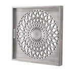 Miroir en bois de ferme Heynemo, miroirs décoratifs carrés muraux, miroirs muraux pour salon, chambre, salle à manger, entrée, couloir