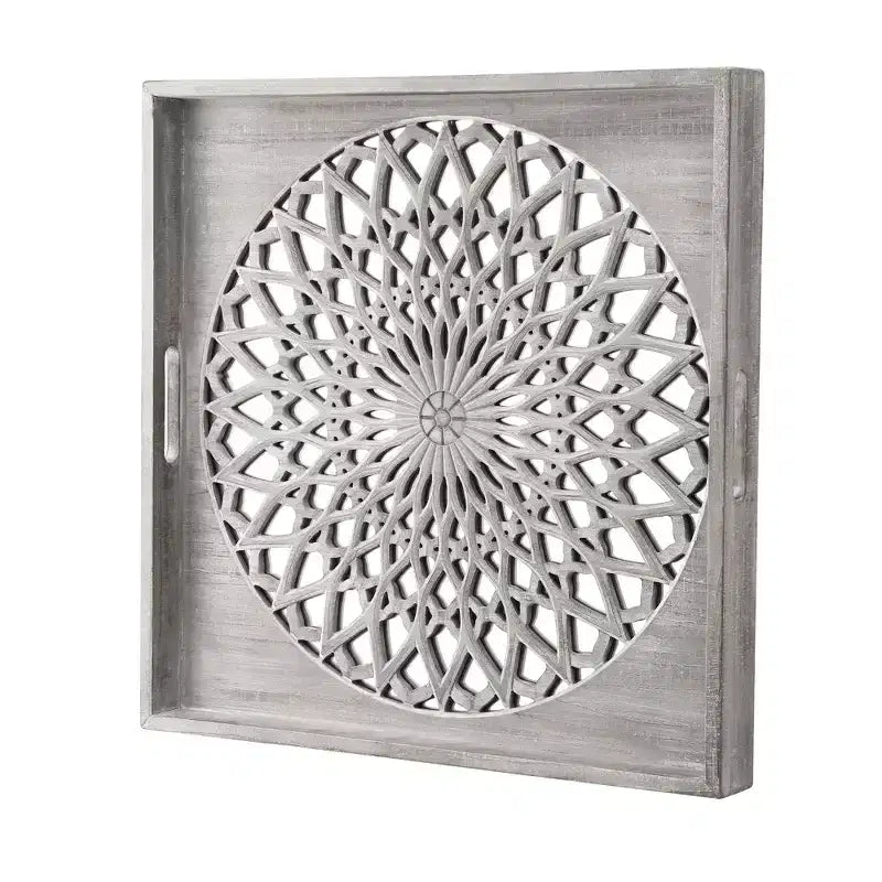 Miroir en bois de ferme Heynemo, miroirs décoratifs carrés muraux, miroirs muraux pour salon, chambre, salle à manger, entrée, couloir