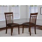 HomeStock Capri, Lot de 2 chaises de salle à manger modernes en similicuir