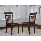 HomeStock Capri, Lot de 2 chaises de salle à manger modernes en similicuir